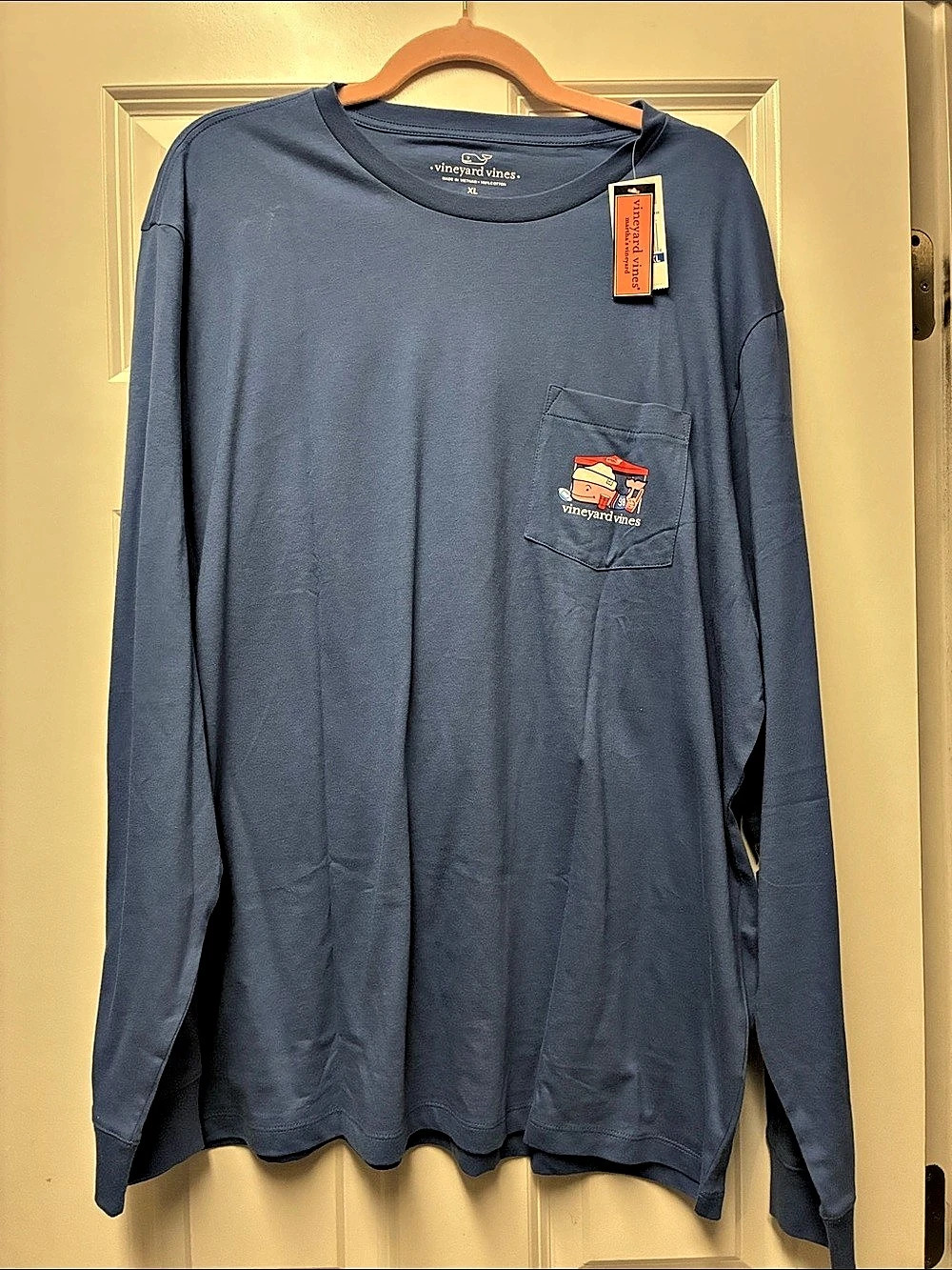 Perfect for Football season! vineyard vines Long Sleeve Pocket T-Shirt